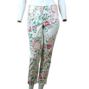 NYDJ Not Your Daughters Jeans Alisha Floral XS Petite Ankle Jeans Stretch NEW